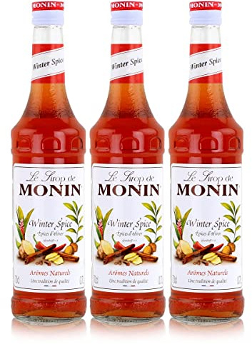 Monin Sirup Winter Spice, 0,7L, 3er Pack