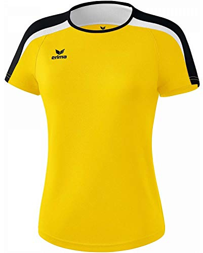 ERIMA Damen T-shirt T-Shirt, gelb/schwarz/weiß, 46, 1081838