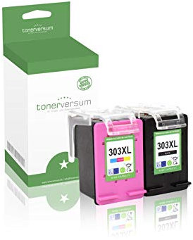 Tonerversum 2 Tintenpatronen kompatibel zu HP 303XL Schwarz Color für Envy Photo 7130 6230 7830 7134 6220 6232 6234 71830 Tango X 303 XL Multipack