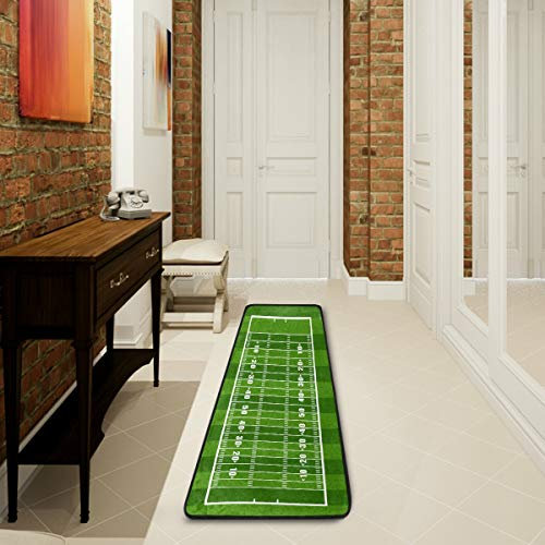 Mnsruu American Football Field Sport-Kollektion, Teppich, Teppich für Wohnzimmer, Schlafzimmer, Küche, 61 cm x 182,88 cm