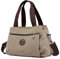 DIRRONA Canvas Tasche Damen – Vintage Handtasche Damen, Große Umhängetasche mit Mehreren Fächern, Verstellbare Schultergurte, Casual Schultertasche für Reise, Arbeit, Alltag & Diebstahlschutz