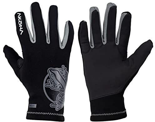 AKONA Belize Glove, 1mm Neoprene with Amara Palm. The Ideal Warm Water Glove for Diving, Spearfishing, or Paddling - Large