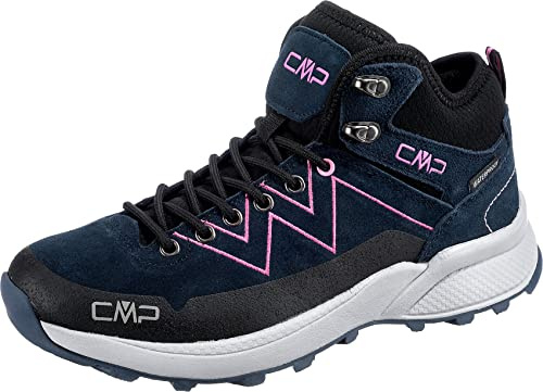 CMP Kaleepso Mid Hiking Shoes WP, Trekkingschuhe für Damen, blau, 37 EU