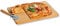Kesper | Vassoio per pizza con sarta, materiale: bambù certificato FSC®, dimensioni: 40 x 30 x 1,5 cm, colore: Marrone | 58466
