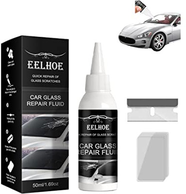 HADAVAKA Líquido Reparador De Cristales Kit De Reparación De Parabrisas Agrietado, Reparación Rápida De Grietas, Líquido Nano Reparador De Cristales De Automóvil DIY, Líquido Nano Reparador (1 PC)