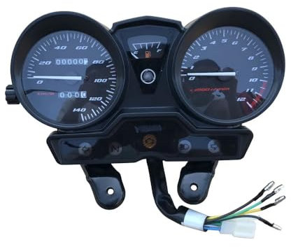 YANTUMR Motorrad Tachometer für Yamaha YBR125 YBR YB 125 K YBR125K Tachometer Gauge Moto Tacho Instrument Uhr Keine Getriebe Monitor