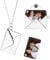 MeMeDIY Personalized Locket Necklace Envelope Love Letter Necklaces with Secret Message/Letter Necklace Personalized Heart Photo Angel Wings Locket Necklace for Woman -A1 Photo