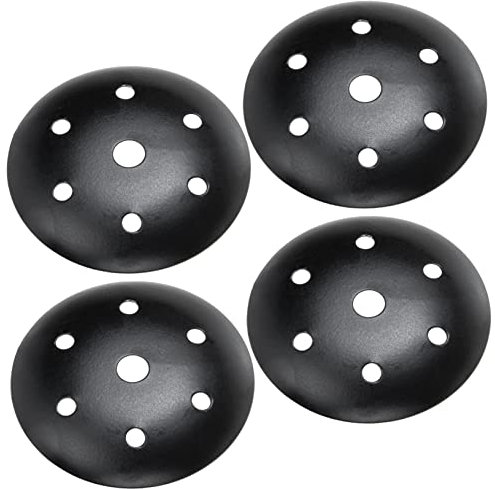 FOYTOKI 4pcs Chandelier Flying Saucer Pendant Lamp Chassis Desktop Lamp Base Chandelier Plate Round Lamp Chassis Plate for Ceiling Light Table Light Accessory Ceiling Light Cover Plate