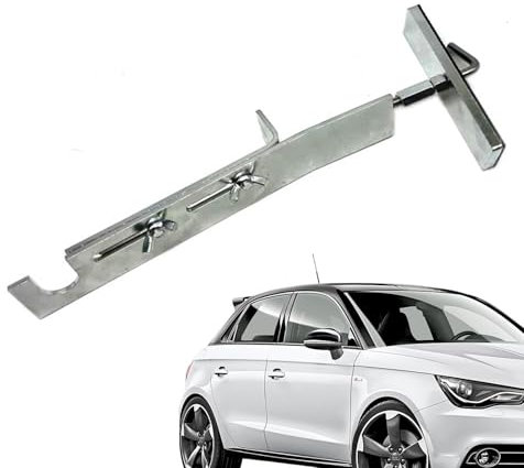 Einziehbarer Autotür-Störsender-Satz, Auto-Polierstütz-Kofferraum, Teleskop-Motorhauben-Stützstange, Auto-Kofferraum für sichere Positionierung der Fahrzeugtür, ideal für Kfz-Wartung und Reparaturen