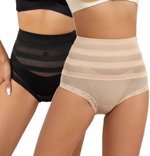 SOLO ACTFIT Culotte Gainante Femme Taille Haute Ventre Plat Invisible Sculptante Amincissante Minceur Confortable Panty Shapewear Efficace Shaper
