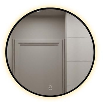 Home Deluxe Badspiegel LED-Spiegel Rund DUBI - Beschlagfrei & Dimmbar|Badezimmerspiegel, Badspiegel mit Beleuchtung, Wandspiegel