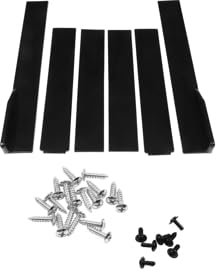 LXBSXY Maßgeschneidert Seitenschweller für Mercedes-Benz GLC 2017-2023,Untere Seitenschweller, Auto-Seitenschweller,6 Stück Seitenschweller ABS Zubehör