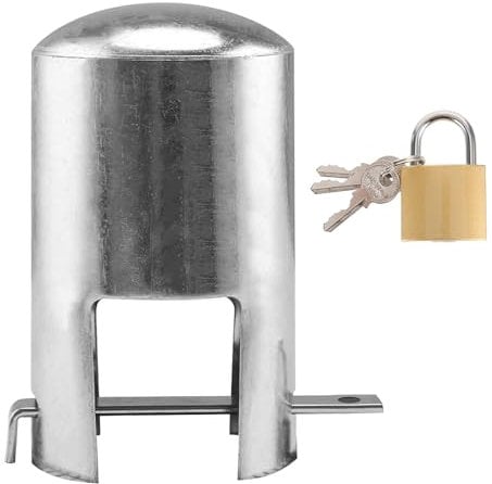 Wasserhahn Schloss, Wasserhahn-Sperre aus Galvanisiertes Eisen, Anti Diebstahl Wasserhahnschloss, Außenwasserhahn Abdeckung mit FaucetLock, Wasserhahnsperre, Wasserhahn Verriegelung für Küchen, Garten