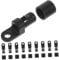 Veemoon Hook Pack Bungee Cord Terminal Clips for Kayak Canoe Boat Paddle Leashes and Cargo Nets