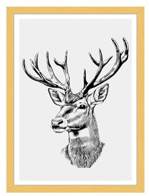 Generisch Aluminium Bilderrahmen 40x60 cm 2 Stück Set, Titan-Gold, mit MDF-Rückwand, Metall-Rahmen Picture Frame, Fotowand Fotorahmen für Fotos Bilder Poster