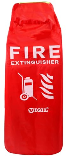 Vigil Wheeled Fire Extinguisher Cover - 100kg/100L | Suitable for 100kg/100 Litre Foam and Powder Extinguishers