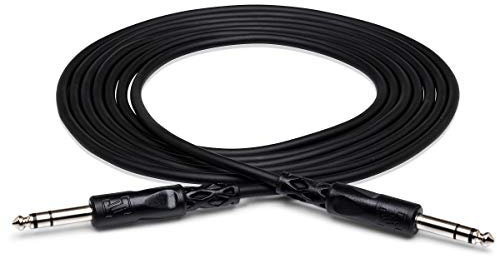 Hosa CSS-110, Balanced Interconnect, 1/4 in TRS to Same, 10 ft