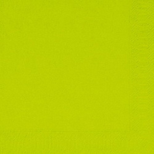 250 Stck. Duni Servietten, kiwi, 3-lag., 40 x 40 cm, 1/4 Falz