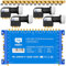 HB-DIGITAL Set: Quattro LNB Schwarz (Im Test: SEHR GUT) + Multischalter pmse 17/16 bis zu 4X Satellit und bis zu 16x Teilnehmer/Receiver für HDTV 3D 4K UHD mit Netzteil + 50 Vergoldete F-Stecker