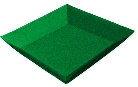 AMAYA SPORT Baldosa Esquina Caucho 50x50x4 cm - Rojo, Loseta Acolchada para Suelo, Loseta de Caucho para Gimnasio, Absorción de Impacto, Silencioso, Amortiguación de Ruido