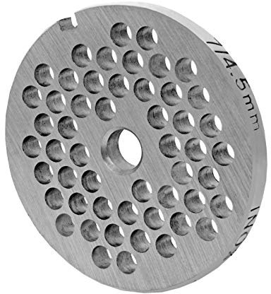 WolfCut INOX Disque à Trous Taille Alésage 7-5 mm – pour Hachoir à Viande Jupiter – Bosch – Alexanderwerk