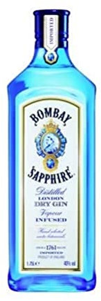 Bombay Sapphire, London Dry Gin, 175cl, 40%