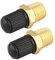 2 Stücke 1/8 zoll Luftkompressor Tank Füllventil, Auto NPT MPT Messing Vernickelt Luftkompressor Tank Füllventile Schrader Popular reifenventil 1/4 adapter