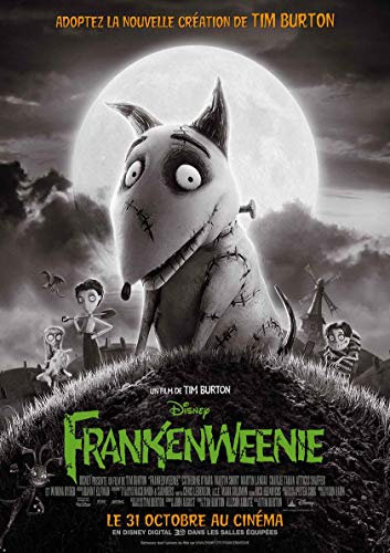 Frankenweenie Tim Burton Filmkult Poster Poster