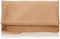 The Drop Southampton Zipper Foldover Clutch, Taupe