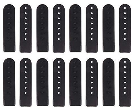 Artibetter Hysteresenhut Ersatz Gurt Einreihig Kappe Schnallen Kunststoff Hut Wachen Verstellbarer Verschluss für DIY Handwerk Kappe Reparatur 50Pcs