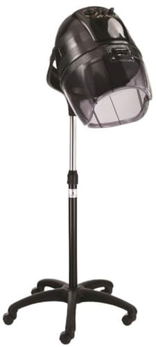 Casque de séchage professionnel avec support noir 1200 Watts