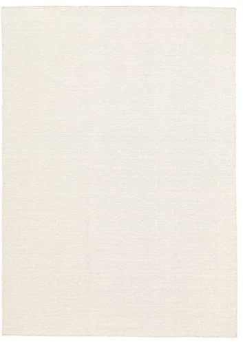 RugVista, Kelim Loom, Teppich, Kurzflor Teppich, 140 x 200 cm, Rechteckiger, Moderner Kelim Teppich, Wolle, Flur, Schlafzimmer, Küche, Wohnzimmer, Naturweiss, Beige