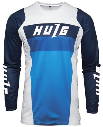 Herren-Radtrikots, T-Shirt,Fahhradtrikot MTB Rennrad Trikot,Motocross-Jersey Langarm | MX Enduro | Atmungsaktiv | (Style-05,5XL)