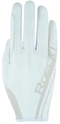 Roeckl Sports Reithandschuh MOYO, Turnier Sommer Handschuh, Weiß 6.5