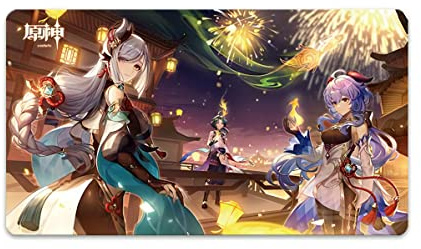 Aimon Genshin Impact Fleeting Colors in Flight Desk Mat