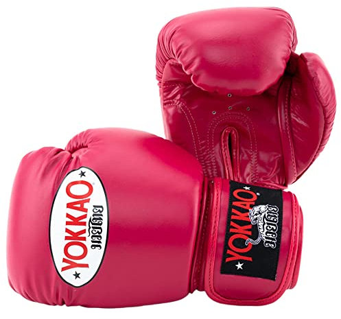 YOKKAO Matrix Breathable Muay Thai Boxing Glove - Cerise - 14oz