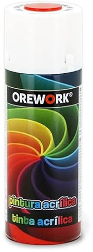 Spray pintura Orework RAL 9010 400 ml blanco mate