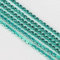 10 Yard Champagner/Rolle Regenbogen 1 Reihe Strasssteine ​​Kette Kleidungsstück Nähen Kleber-Klaue für DIY Glitzer Trim Cup Kette Zubehör-Blauer Zirkon,SS8(2.3-2.4mm)