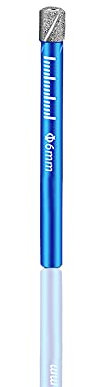 Foret Carrelage 6mm - Jeu de Mèches Diamant pour Verre, Céramique, Carreaux, Marbre