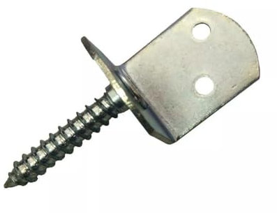 Flechtzaunbeschlag verzinkt 30 x 35 x 40 mm Zaunbeschlag Zaun Flechtzaun Winkel