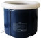 Baignoire pliable portable pour adultes - Baignoire gonflable portable - Bain de glace gonflable - Baignoire plongeante pour adultes - Baignoire plongeante froide en plein air - Bleu marine (Φ70 cm)