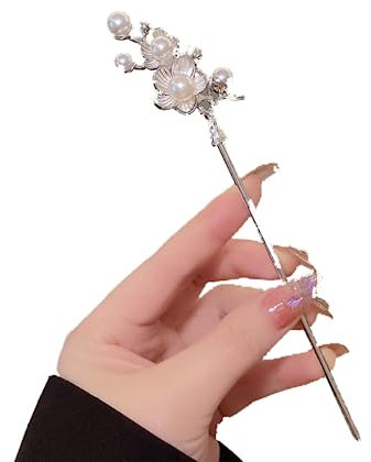 Horquillas chinas para el pelo, palillos vintage, pinzas para el pelo de ginkgo, accesorios para el cabello para niñas