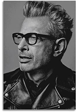 NOGRAX Schauspieler Jeff Goldblum Poster Bild Druck Leinwand Gemälde Schlafzimmer Ästhetik 20 x 30 cm ungerahmt