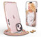 UYMO Trasparente Cover con cordino per iPhone 15 - Custodia con Laccio Collana Tracolla Regolabile catena Case,Arcobaleno