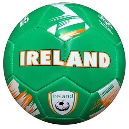 Gioco International Country Themed Footballs, Unisex, Erwachsene, Irland (Mehrfarbig), Größe 5