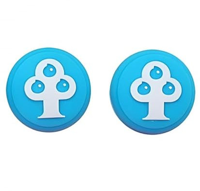 Genérico Grips Compatible for Joystick Nintendo Switch/Lite Tree Silicone Blue