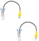 ECSiNG 2 Pz 10 Pin Telecamera Di Retromarcia Cavo Adattatore RCA Lunghezza 20,9 Cm Per Autoradio Radio DVD Veicolo Navigazione Per Auto Retromarcia Backup Telecamera Di Retromarcia Cavo Adattatore