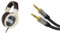 Sennheiser HD 599 Around-Ear Open Back Headphones - Ivory & Aux cable – 2m – 3.5mm audio cable, designed in Germany with break-proof metal plug