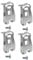 DEFIYEAR 4PCS for Makita Tool Belt, Heavy Duty Belt Clip Hook for Makita DHP480 DHP482 HP457 HP347 TD127 TD126, Ultimate Convenience Secure Tool with Stainless Steel Screws