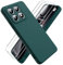 Ikziwreo Cover per Xiaomi 14T, 2 Proteggi Schermo in Vetro Temperato,Custodia in Silicone Morbido TPU Liquido,Case Protettiva Gomma Antiurto - Verde Notte